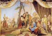 Giovanni Battista Tiepolo Rachel Hiding the Idols from her Father Laban France oil painting artist